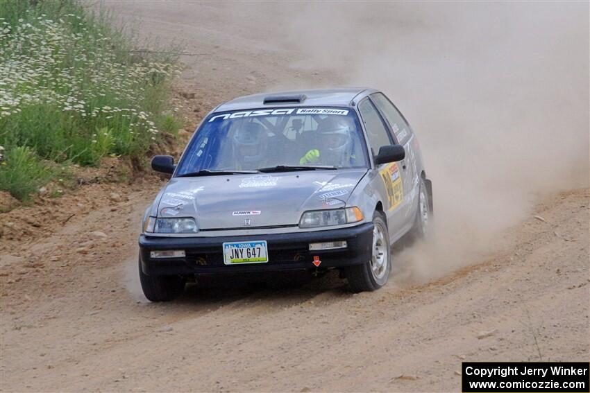 Nick Lyle / Kevin Dobrowolski Honda Civic Si on SS1, J5 North.