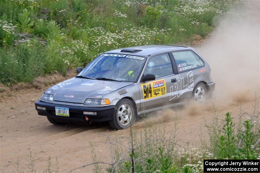 Nick Lyle / Kevin Dobrowolski Honda Civic Si on SS1, J5 North.