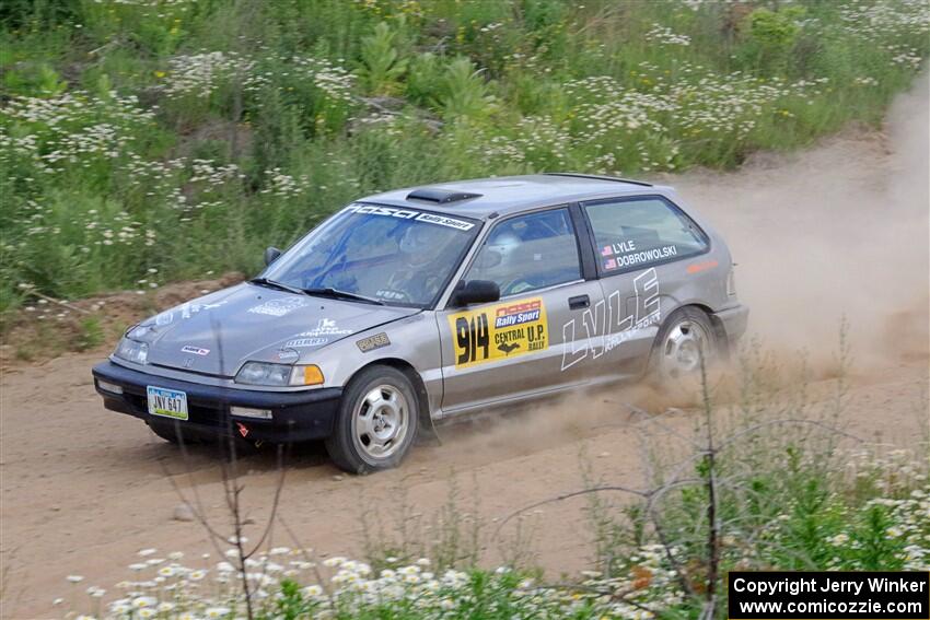 Nick Lyle / Kevin Dobrowolski Honda Civic Si on SS1, J5 North.