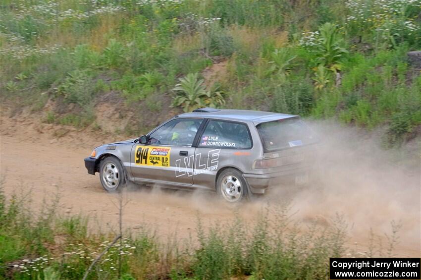 Nick Lyle / Kevin Dobrowolski Honda Civic Si on SS1, J5 North.