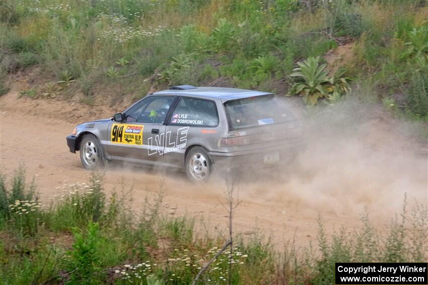 Nick Lyle / Kevin Dobrowolski Honda Civic Si on SS1, J5 North.