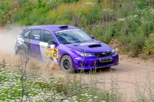 Matt Huuki / Skyler Fountaine Subaru WRX STi on SS4, J5 South.