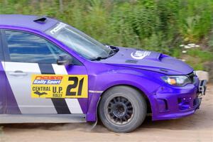 Matt Huuki / Skyler Fountaine Subaru WRX STi on SS4, J5 South.