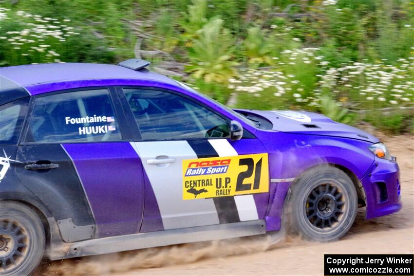 Matt Huuki / Skyler Fountaine Subaru WRX STi on SS4, J5 South.