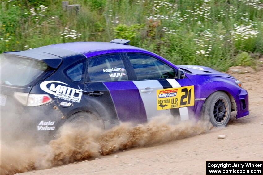 Matt Huuki / Skyler Fountaine Subaru WRX STi on SS4, J5 South.