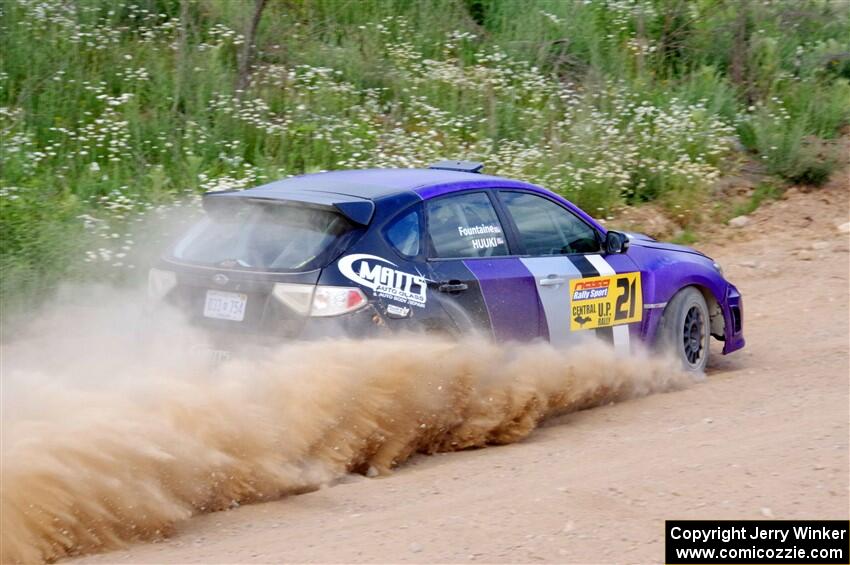 Matt Huuki / Skyler Fountaine Subaru WRX STi on SS4, J5 South.