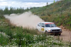 Adam VanDamme / Andrew Herron VW Golf on SS4, J5 South.