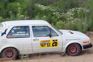 Adam VanDamme / Andrew Herron VW Golf on SS4, J5 South.