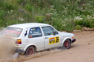 Adam VanDamme / Andrew Herron VW Golf on SS4, J5 South.