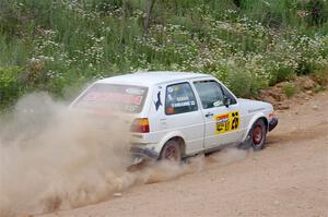 Adam VanDamme / Andrew Herron VW Golf on SS4, J5 South.