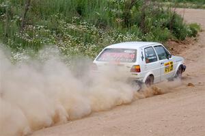 Adam VanDamme / Andrew Herron VW Golf on SS4, J5 South.