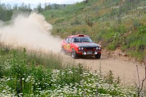 Mike Hurst / Michael Claiborne Ford Capri on SS4, J5 South.