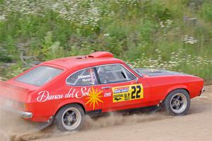 Mike Hurst / Michael Claiborne Ford Capri on SS4, J5 South.