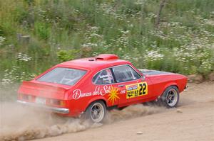 Mike Hurst / Michael Claiborne Ford Capri on SS4, J5 South.