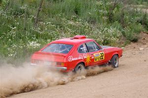 Mike Hurst / Michael Claiborne Ford Capri on SS4, J5 South.