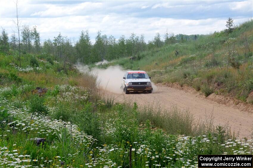 Adam VanDamme / Andrew Herron VW Golf on SS4, J5 South.