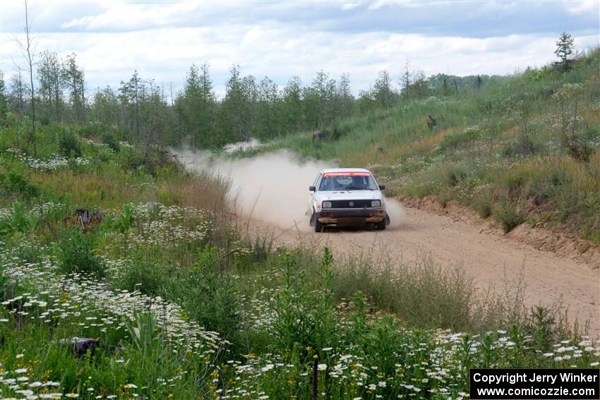 Adam VanDamme / Andrew Herron VW Golf on SS4, J5 South.