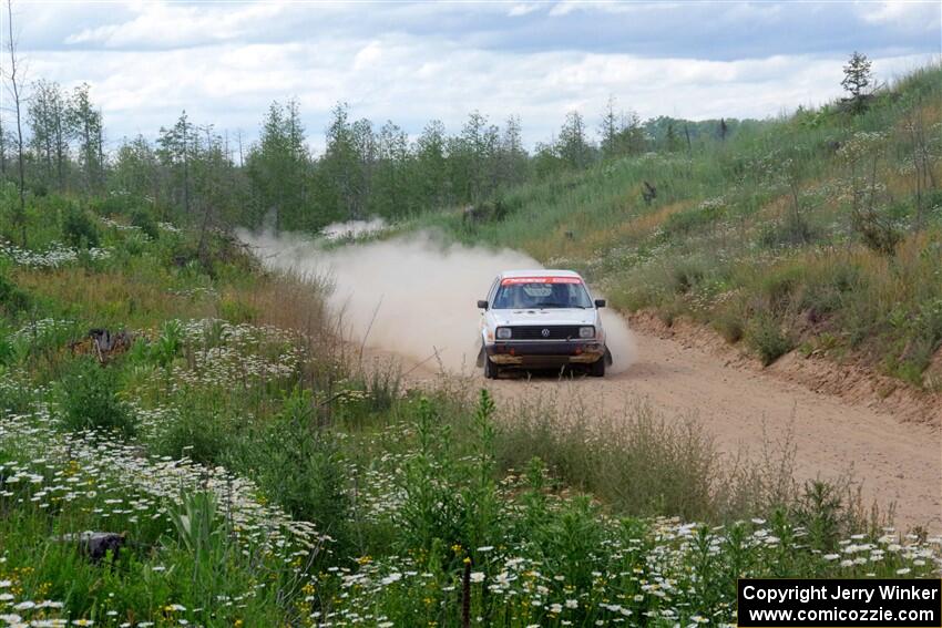 Adam VanDamme / Andrew Herron VW Golf on SS4, J5 South.