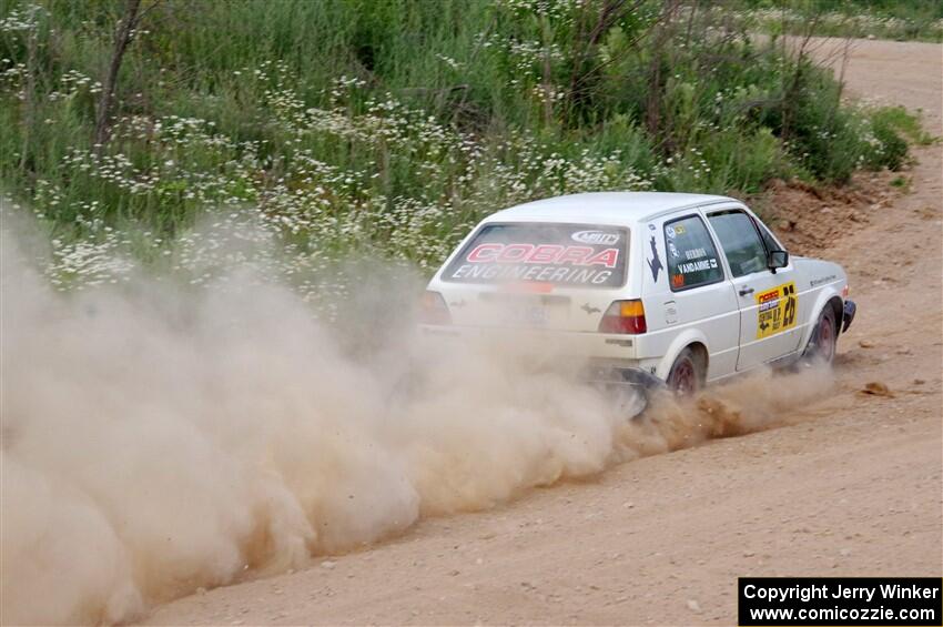 Adam VanDamme / Andrew Herron VW Golf on SS4, J5 South.