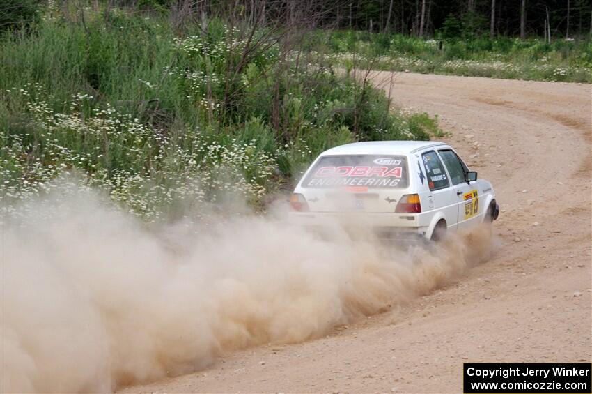 Adam VanDamme / Andrew Herron VW Golf on SS4, J5 South.