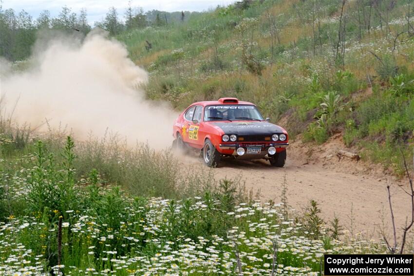 Mike Hurst / Michael Claiborne Ford Capri on SS4, J5 South.