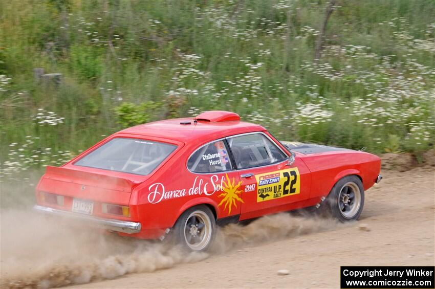 Mike Hurst / Michael Claiborne Ford Capri on SS4, J5 South.