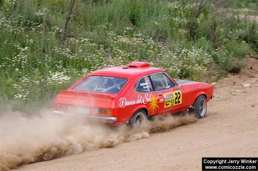 Mike Hurst / Michael Claiborne Ford Capri on SS4, J5 South.