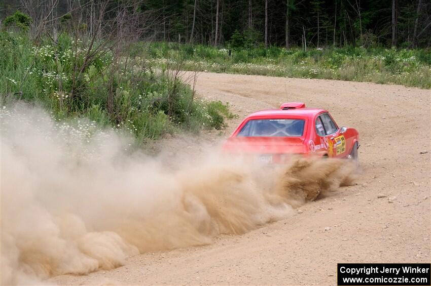 Mike Hurst / Michael Claiborne Ford Capri on SS4, J5 South.