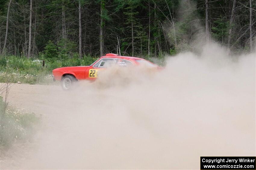 Mike Hurst / Michael Claiborne Ford Capri on SS4, J5 South.