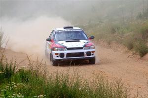 Chris Barribeau / Alex Ferencz Subaru Impreza RS on SS4, J5 South.