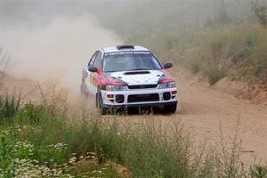 Chris Barribeau / Alex Ferencz Subaru Impreza RS on SS4, J5 South.