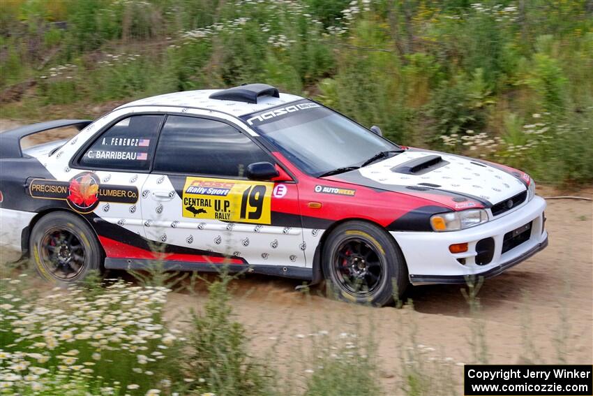 Chris Barribeau / Alex Ferencz Subaru Impreza RS on SS4, J5 South.