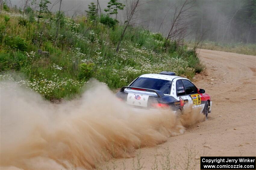 Chris Barribeau / Alex Ferencz Subaru Impreza RS on SS4, J5 South.