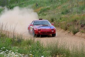 Al Dantes, Jr. / Zach Rondeau Mazda RX-7 LS on SS4, J5 South.