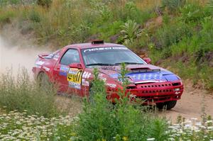 Al Dantes, Jr. / Zach Rondeau Mazda RX-7 LS on SS4, J5 South.