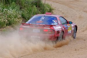 Al Dantes, Jr. / Zach Rondeau Mazda RX-7 LS on SS4, J5 South.