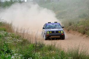 Cory Grant / Kevin Forde VW Jetta on SS4, J5 South.