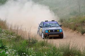 Cory Grant / Kevin Forde VW Jetta on SS4, J5 South.