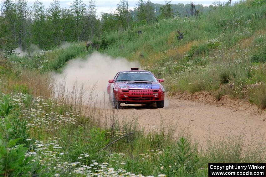 Al Dantes, Jr. / Zach Rondeau Mazda RX-7 LS on SS4, J5 South.