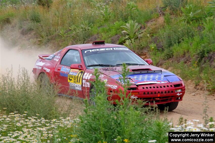 Al Dantes, Jr. / Zach Rondeau Mazda RX-7 LS on SS4, J5 South.