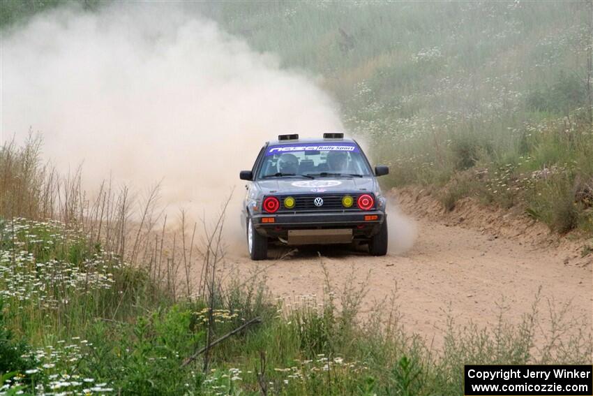 Cory Grant / Kevin Forde VW Jetta on SS4, J5 South.