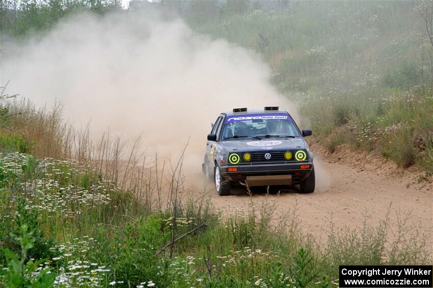 Cory Grant / Kevin Forde VW Jetta on SS4, J5 South.