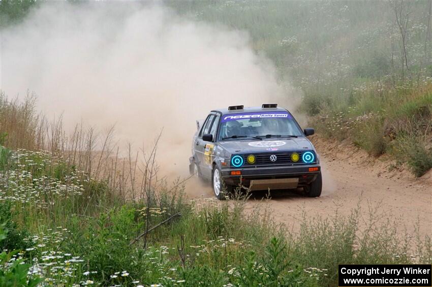 Cory Grant / Kevin Forde VW Jetta on SS4, J5 South.