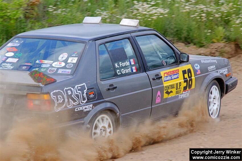 Cory Grant / Kevin Forde VW Jetta on SS4, J5 South.