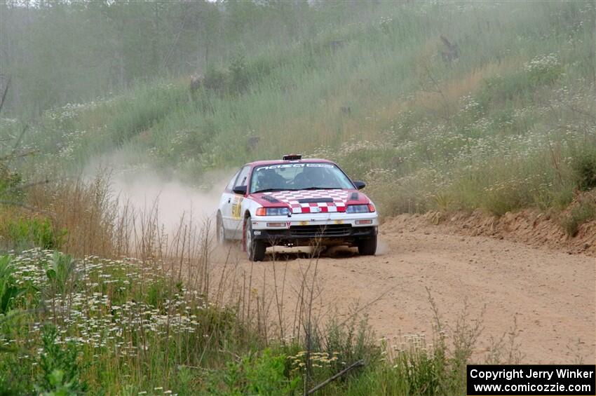 Sean Burke / Max Burke Honda CRX on SS4, J5 South.