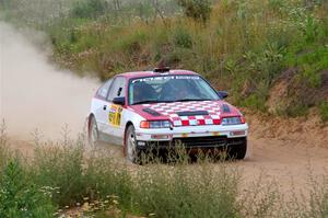 Sean Burke / Max Burke Honda CRX on SS4, J5 South.