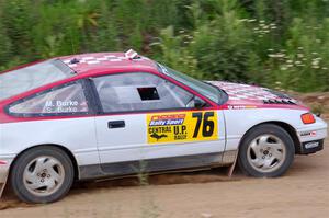 Sean Burke / Max Burke Honda CRX on SS4, J5 South.