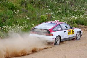 Sean Burke / Max Burke Honda CRX on SS4, J5 South.