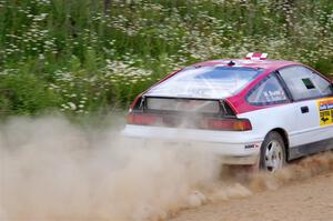 Sean Burke / Max Burke Honda CRX on SS4, J5 South.