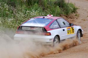 Sean Burke / Max Burke Honda CRX on SS4, J5 South.